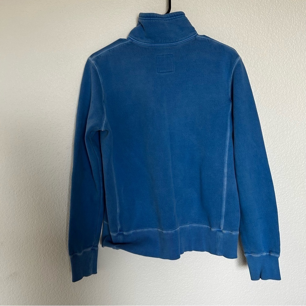Nike Vintage 2000’s Quater Zip Up Light Faded Blue Sportswear Sweater - Picture 2 of 11